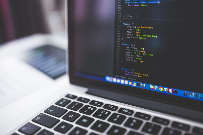coding and software development workspace